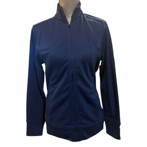 Cutter and Buck Weather Tech Teflon Shield Women's Navy Blue Track Jacket